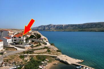 Property Zubovići, Pag, Property 4082 - Apartments by the sea.