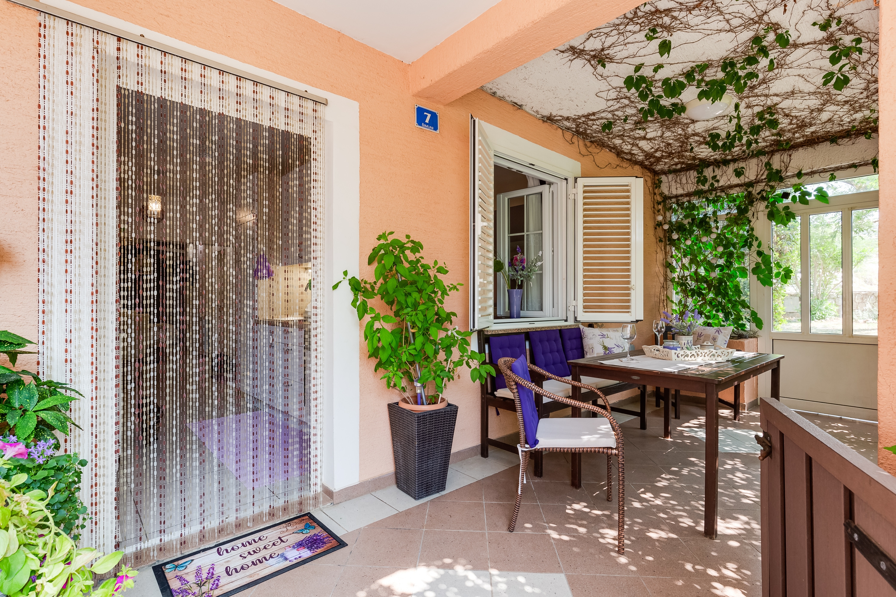 Two bedroom apartment with terrace Šimuni, Pag  A-c