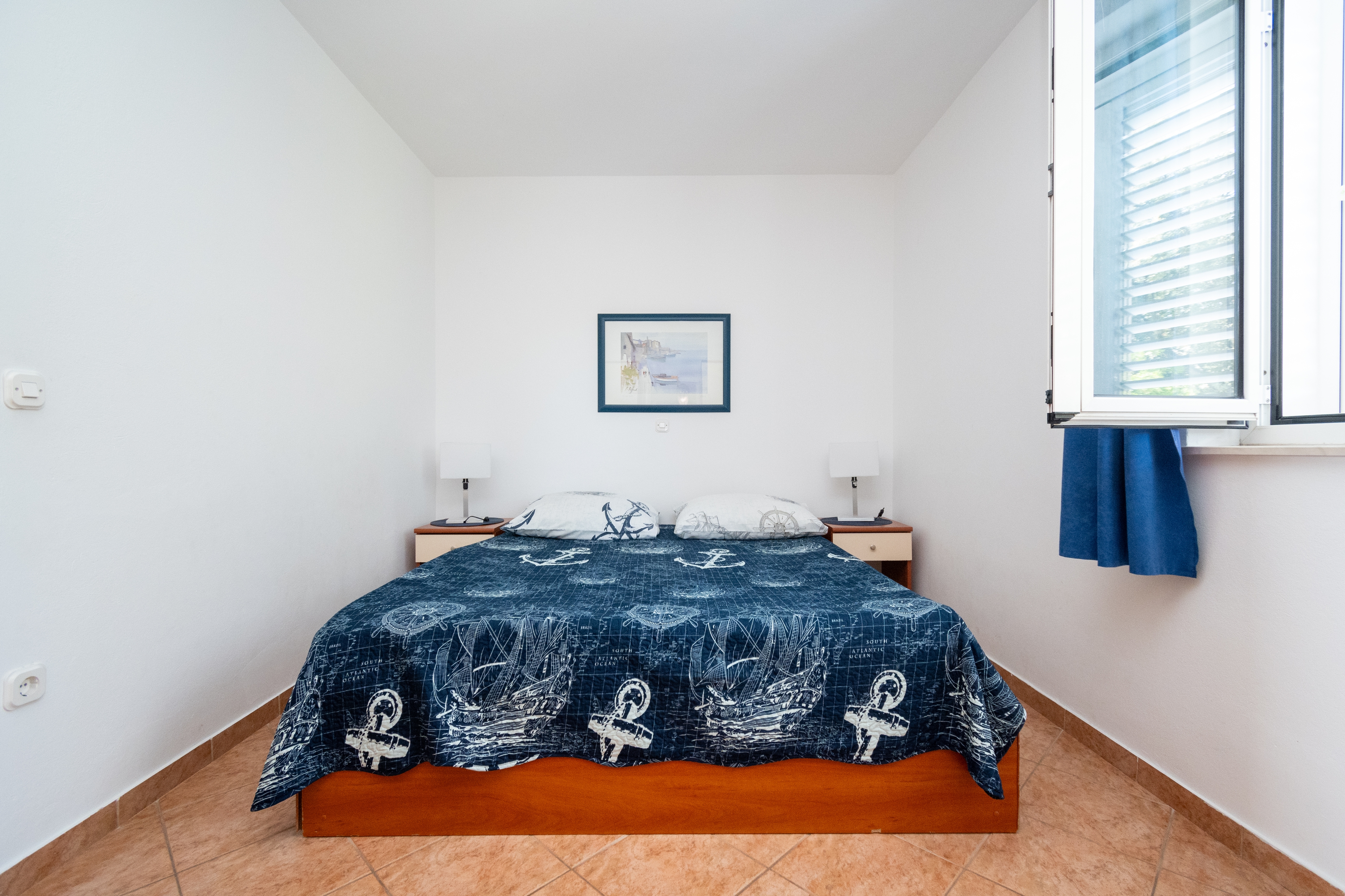 One bedroom apartment near beach Mandre, Pag  A-f