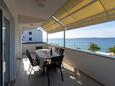 Mandre, Terrasse dans l’hébergement en type apartment, avec la vue sur la mer et WiFi.