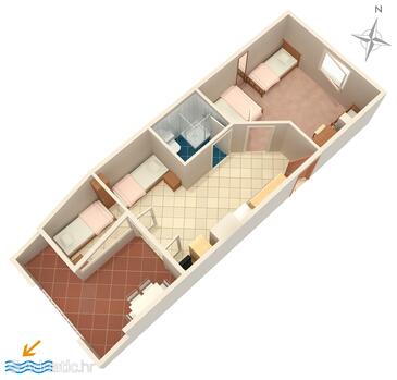 Plan Mandre, Plan in the apartment, WIFI.