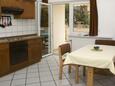 Dining room Mandre, Dining room in the apartment, air condition available, (pet friendly) and WiFi.