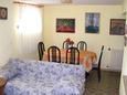 Dining room Njivice, Dining room in the apartment, (pet friendly) and WiFi.