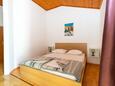 Ložnice Mandre, Ložnice v ubytování typu studio-apartment, domácí mazlíčci povoleni a WiFi.