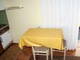 Dining room Novalja, Dining room in the apartment.