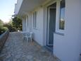 Shared terrace Novalja, Shared terrace in the apartment.