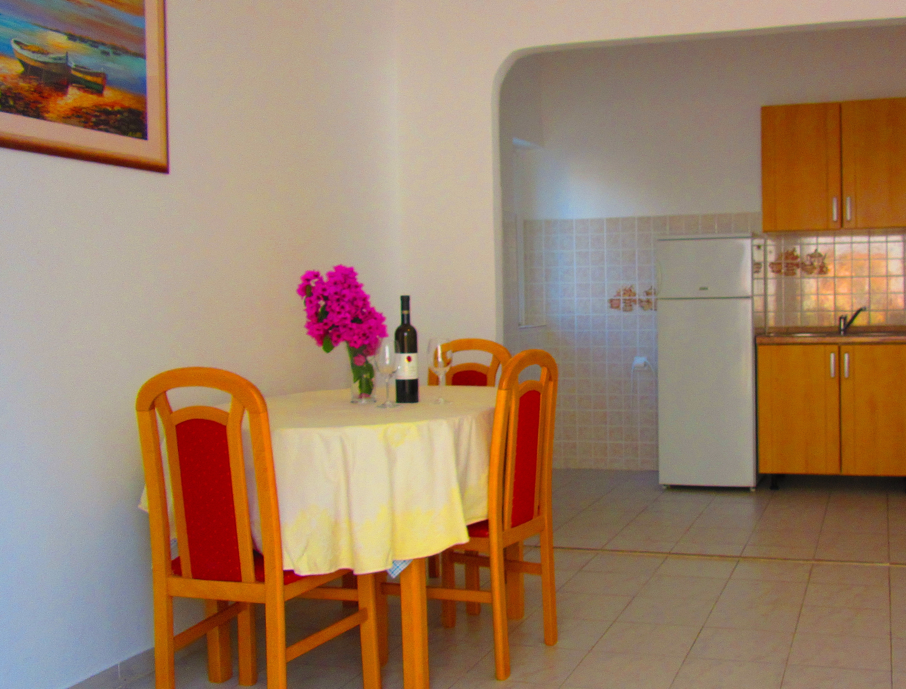 One bedroom apartment near beach Kustići, Pag  A-d