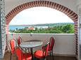Terasz - kilátás Caska, Terasz - kilátás szállásegység típusa apartment, WiFi .