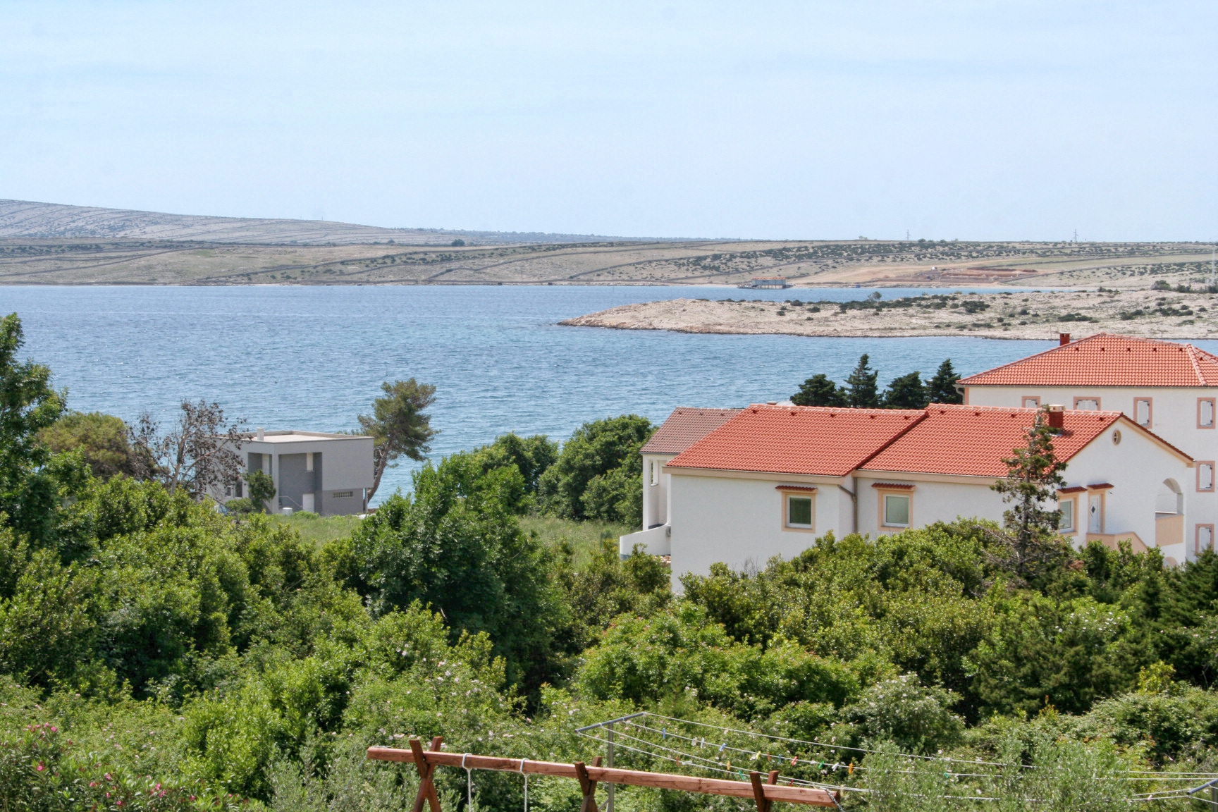 One bedroom apartment with terrace and sea view Caska, Pag  A-c