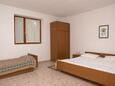 Спальня 1 Novalja, Спальня 1 в размещении типа apartment, WiFi.