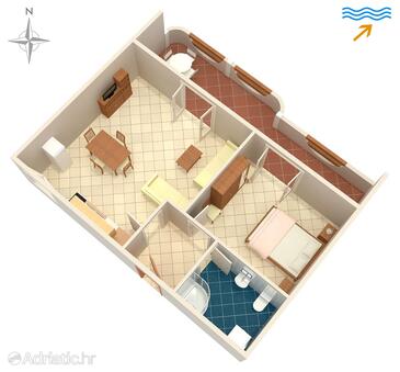 Plan Pag, Plan in the apartment, WIFI.