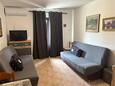 Metajna, Living room in the apartment, air condition available, (pet friendly) and WiFi.