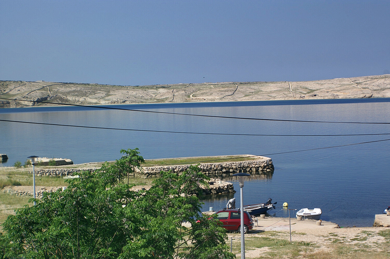 Studio flat near beach Kustići, Pag  AS-b