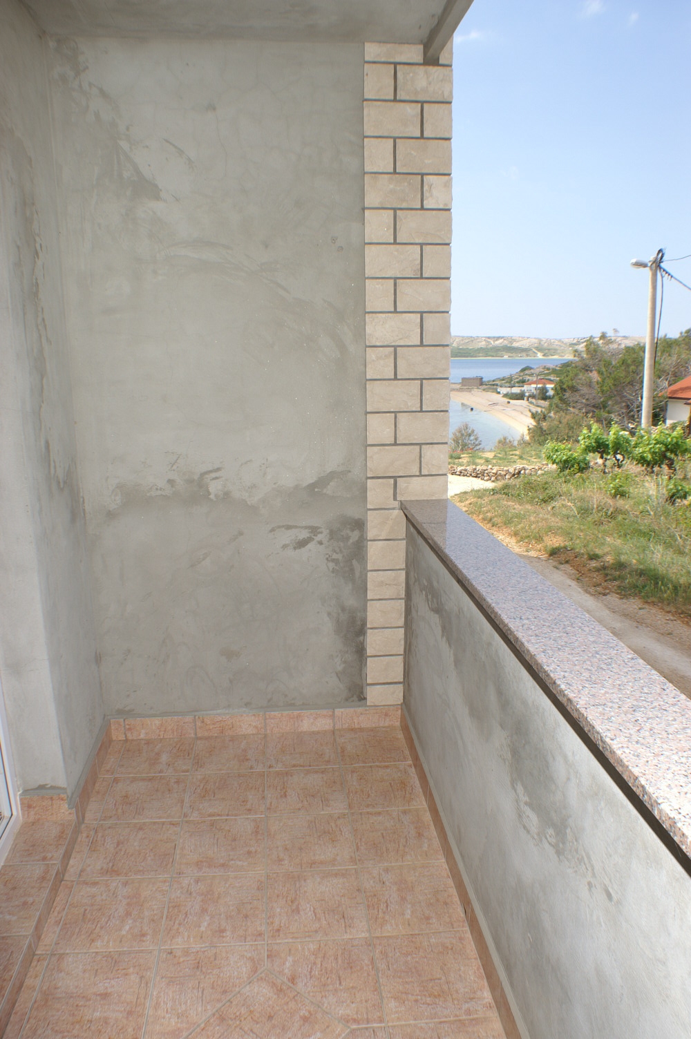One bedroom apartment with terrace and sea view Zubovići, Pag  A-b