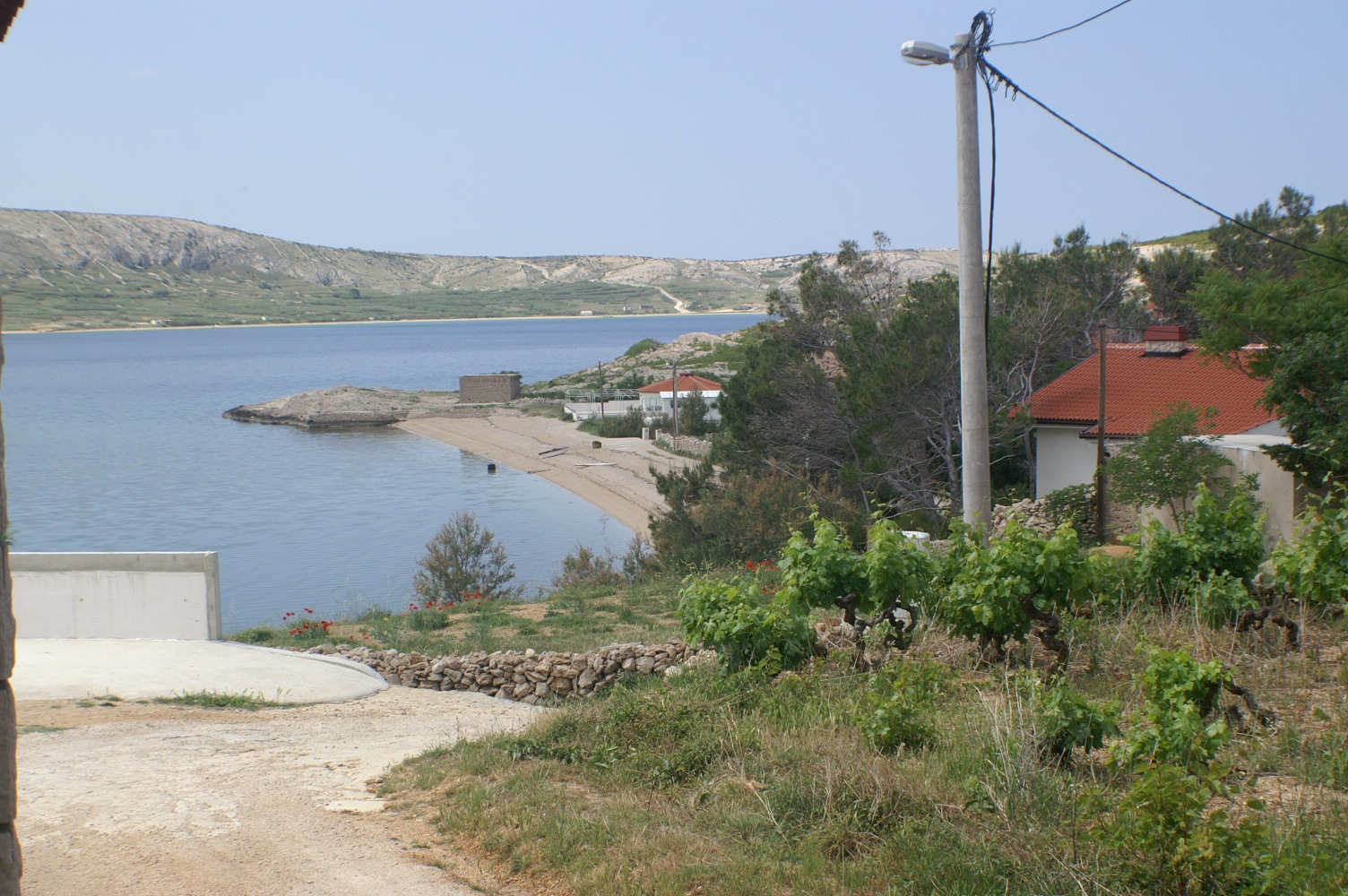 One bedroom apartment with terrace and sea view Zubovići, Pag  A-b