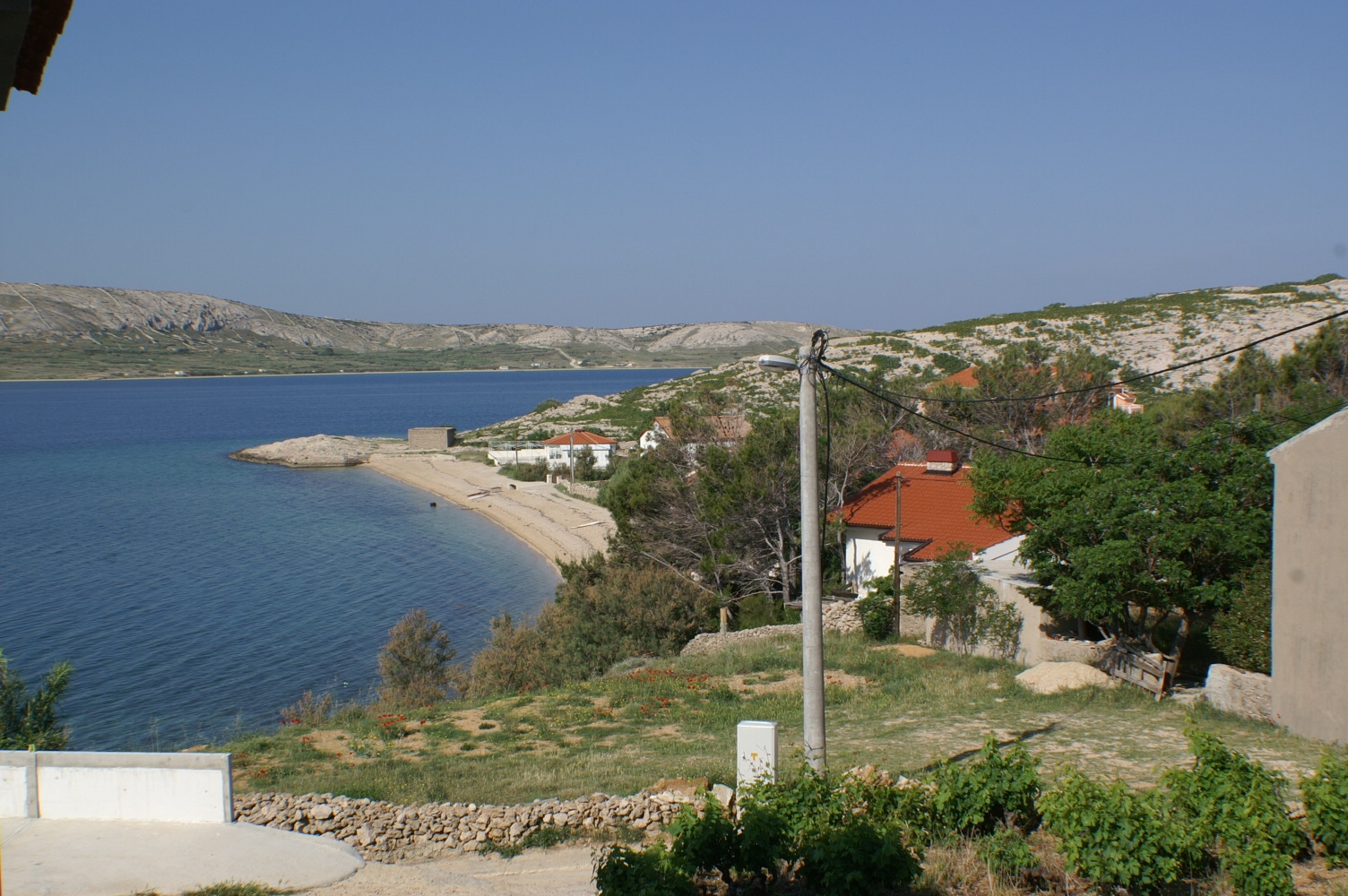 One bedroom apartment with terrace and sea view Zubovići, Pag  A-f