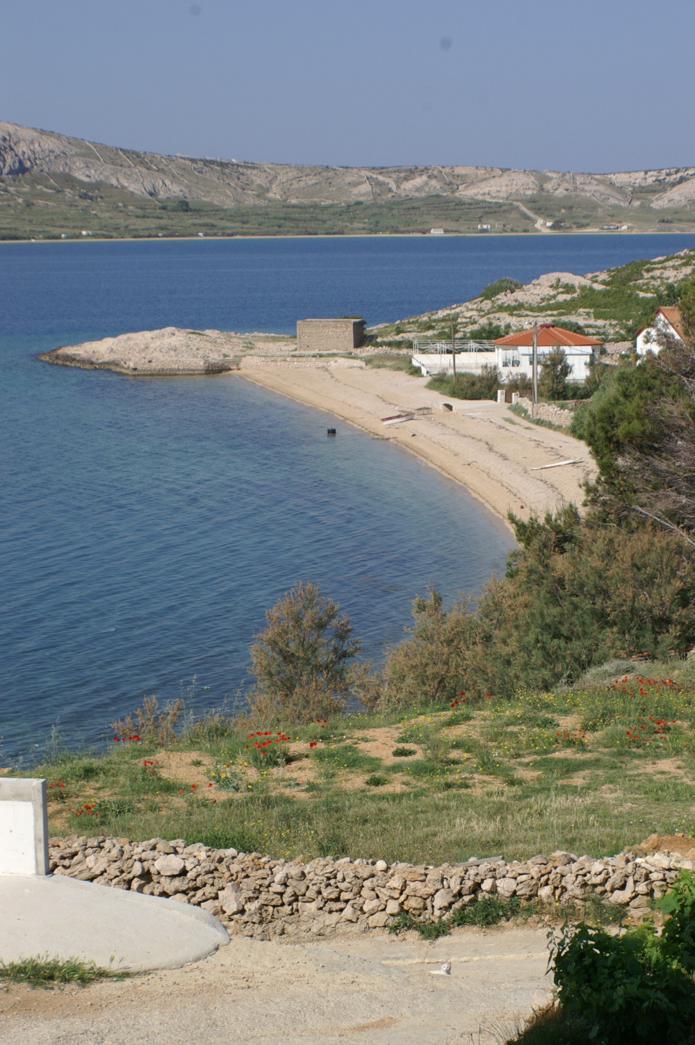One bedroom apartment with terrace and sea view Zubovići, Pag  A-f