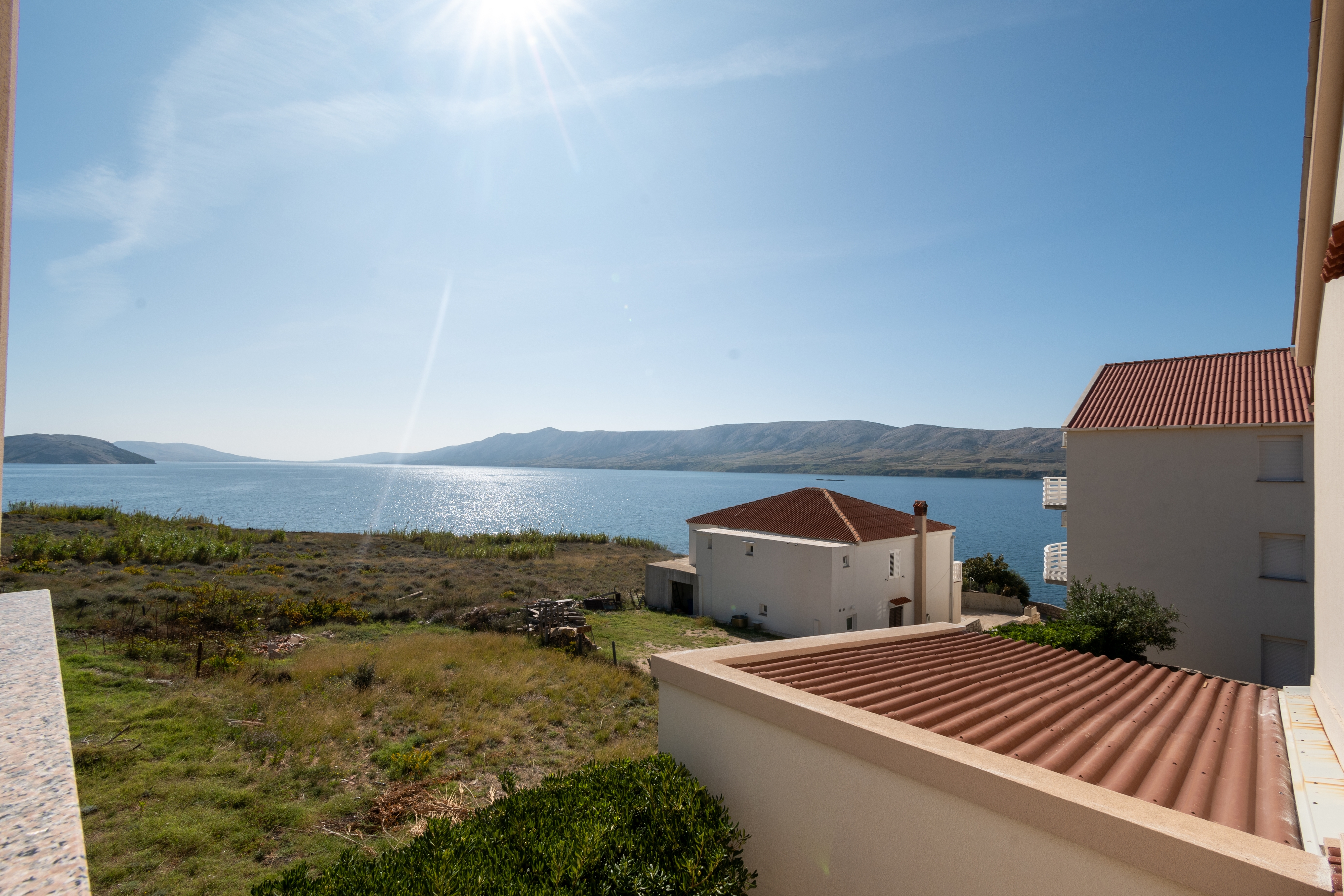 Studio flat with terrace and sea view Zubovići, Pag  AS-a