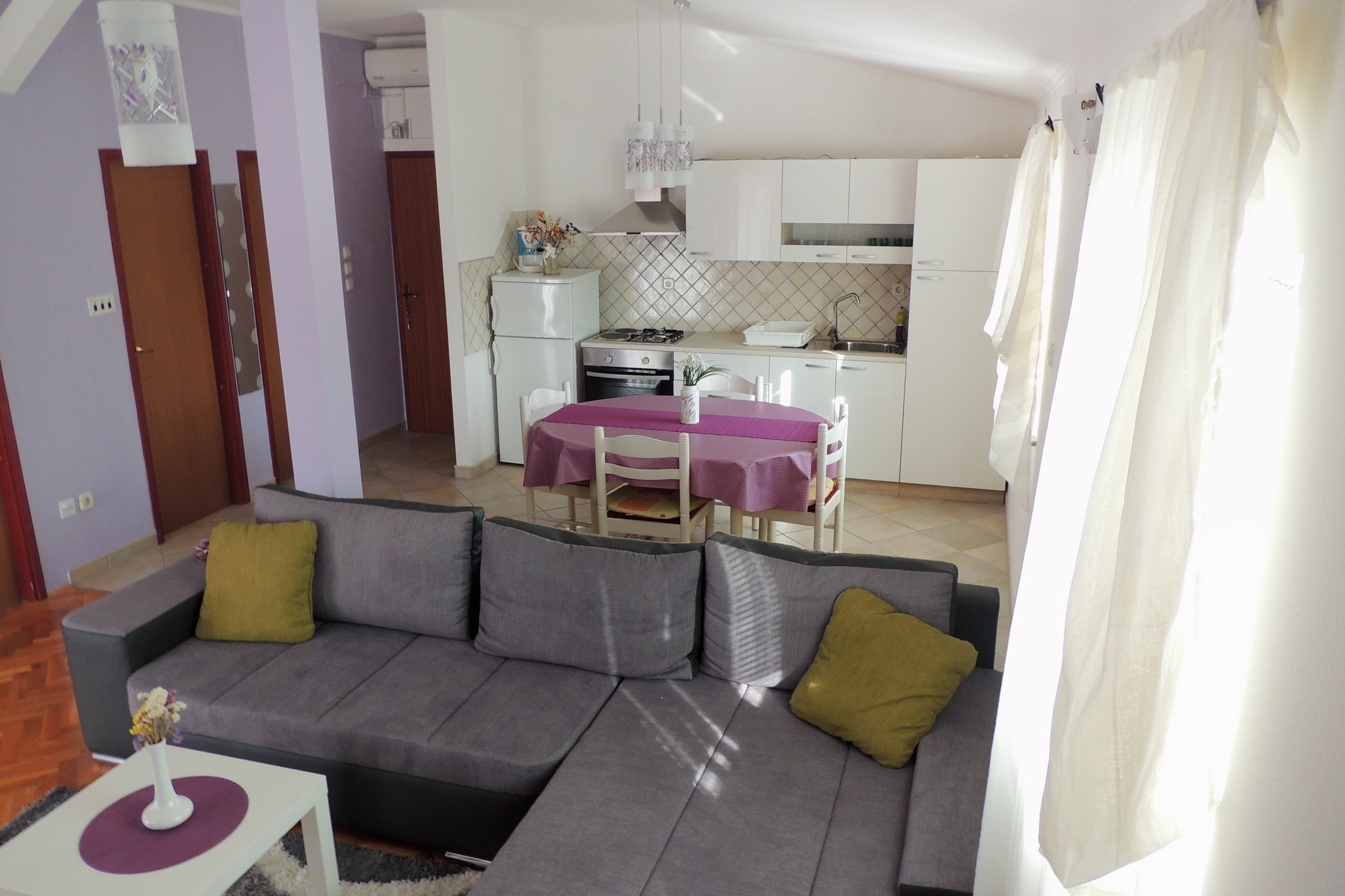 Two bedroom apartment with terrace and sea view Pag  A-c