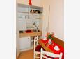 Kuchyně Pag, Kuchyně v ubytování typu studio-apartment, domácí mazlíčci povoleni a WiFi.