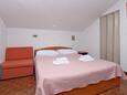 Kornić, Ložnice v ubytování typu studio-apartment, s klimatizací a WiFi.