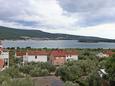 Terasa - pohled Kornić, Terasa - pohled v ubytování typu studio-apartment, WiFi.