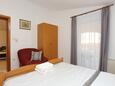 Rogoznica, Ložnice 1 v ubytování typu apartment, s klimatizací a WiFi.