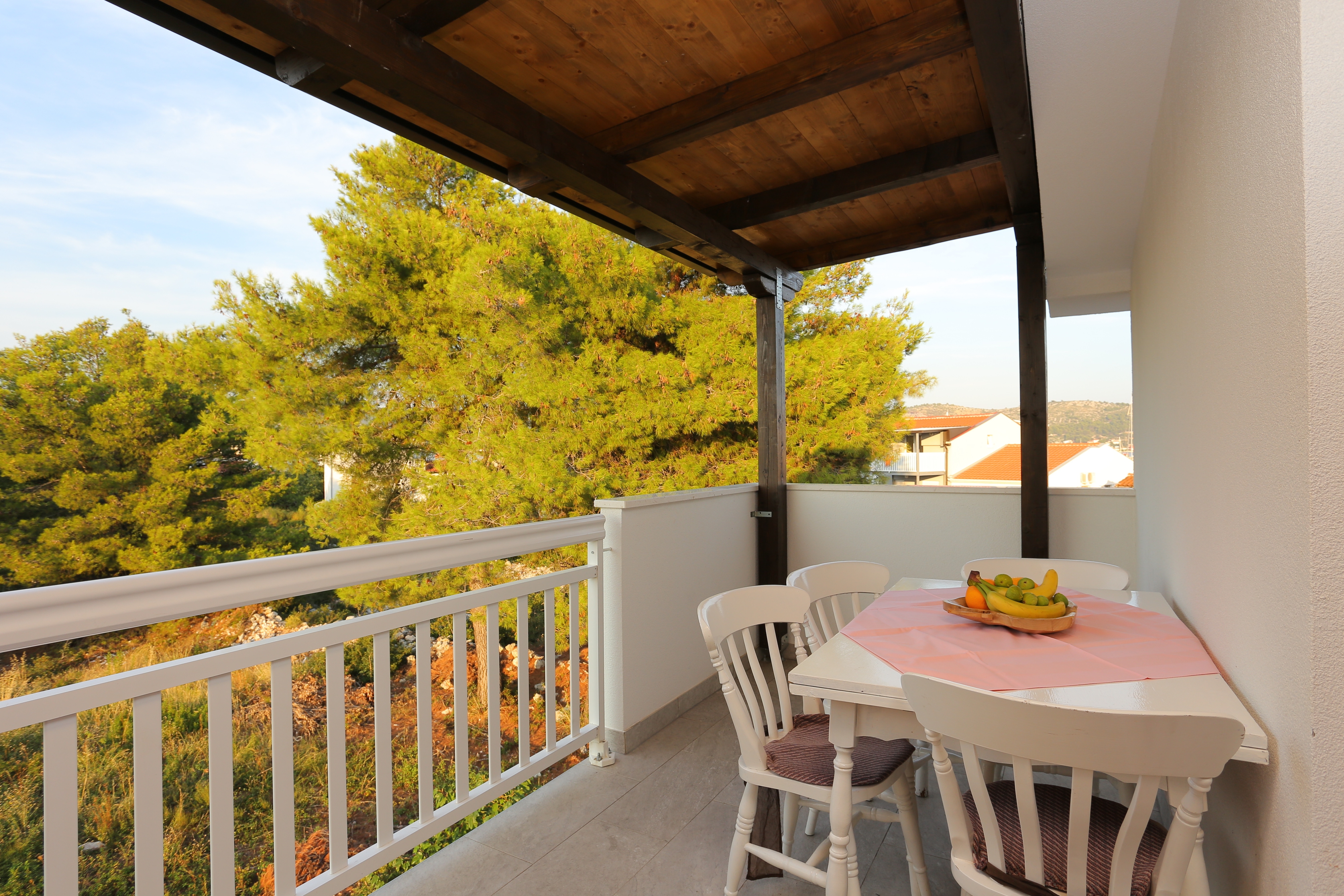 Two bedroom apartment with terrace and sea view Rogoznica (A-4162-b)