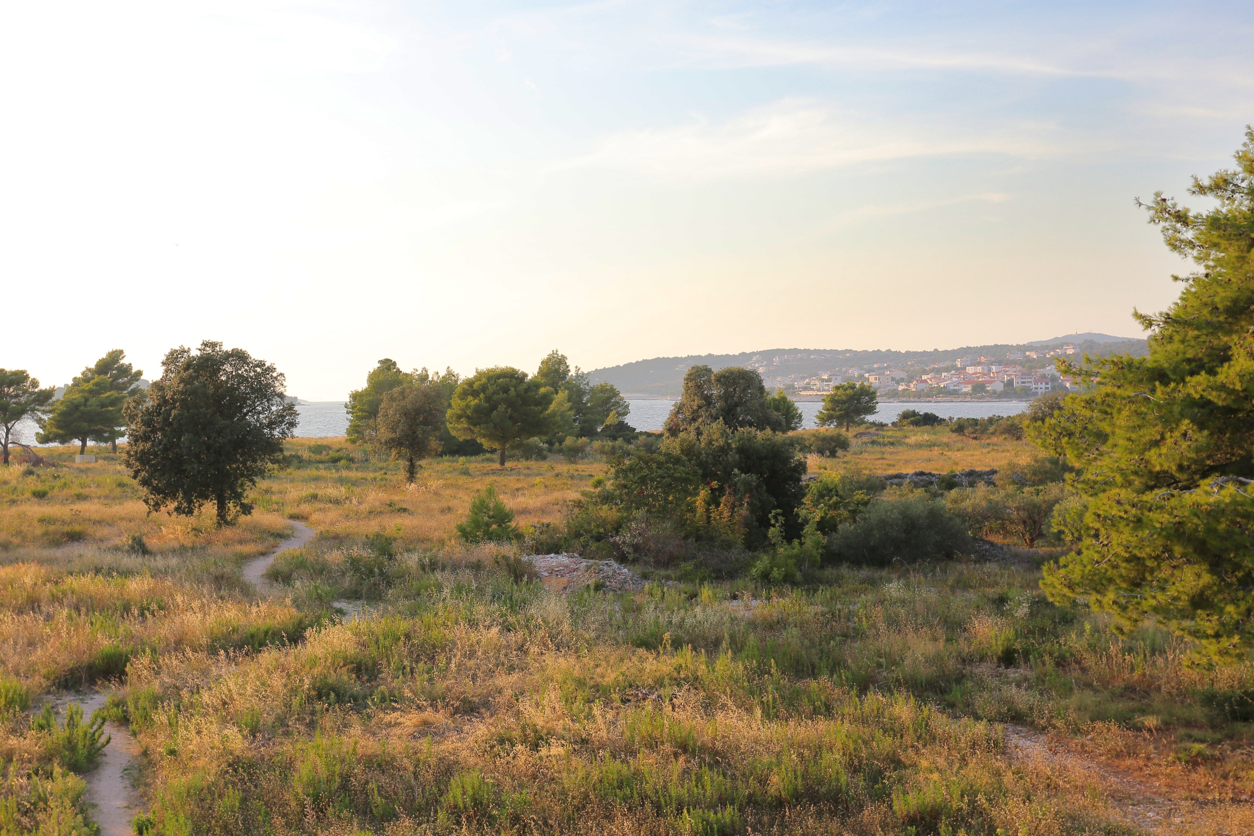 Two bedroom apartment with terrace and sea view Rogoznica  A-b
