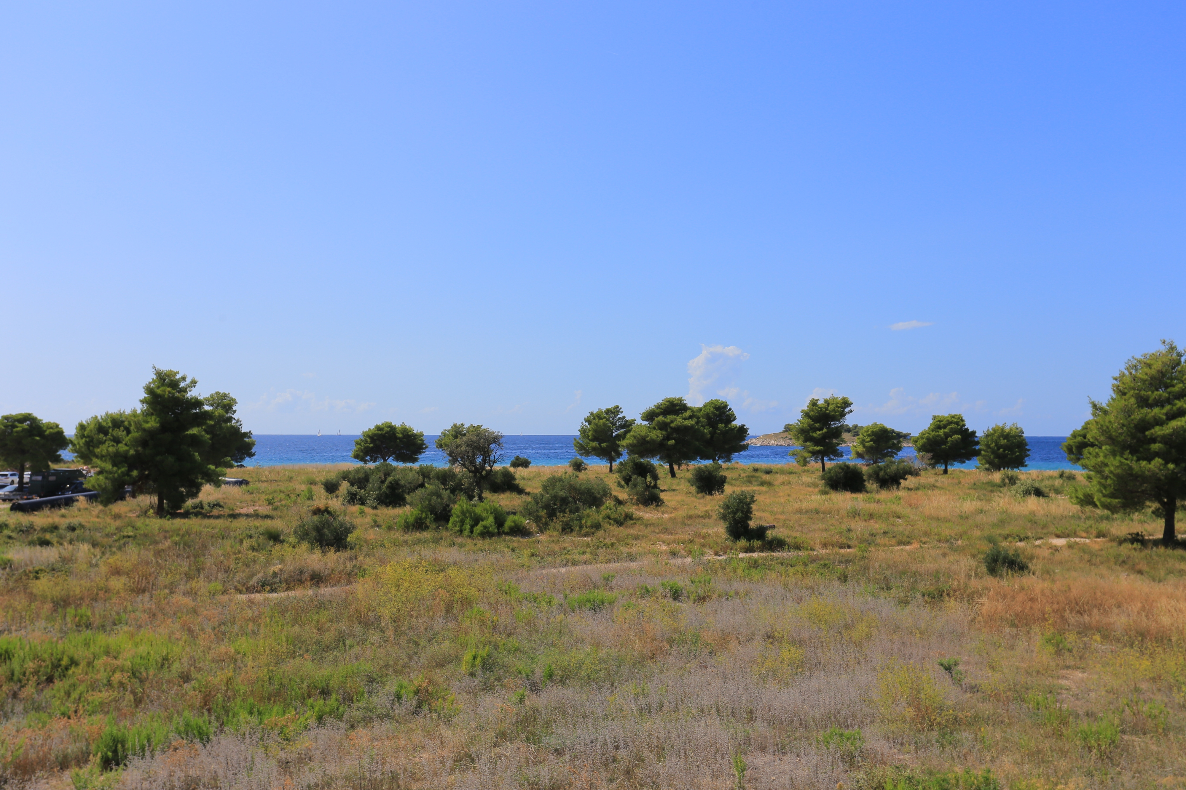 One bedroom apartment with terrace and sea view Rogoznica  A-c