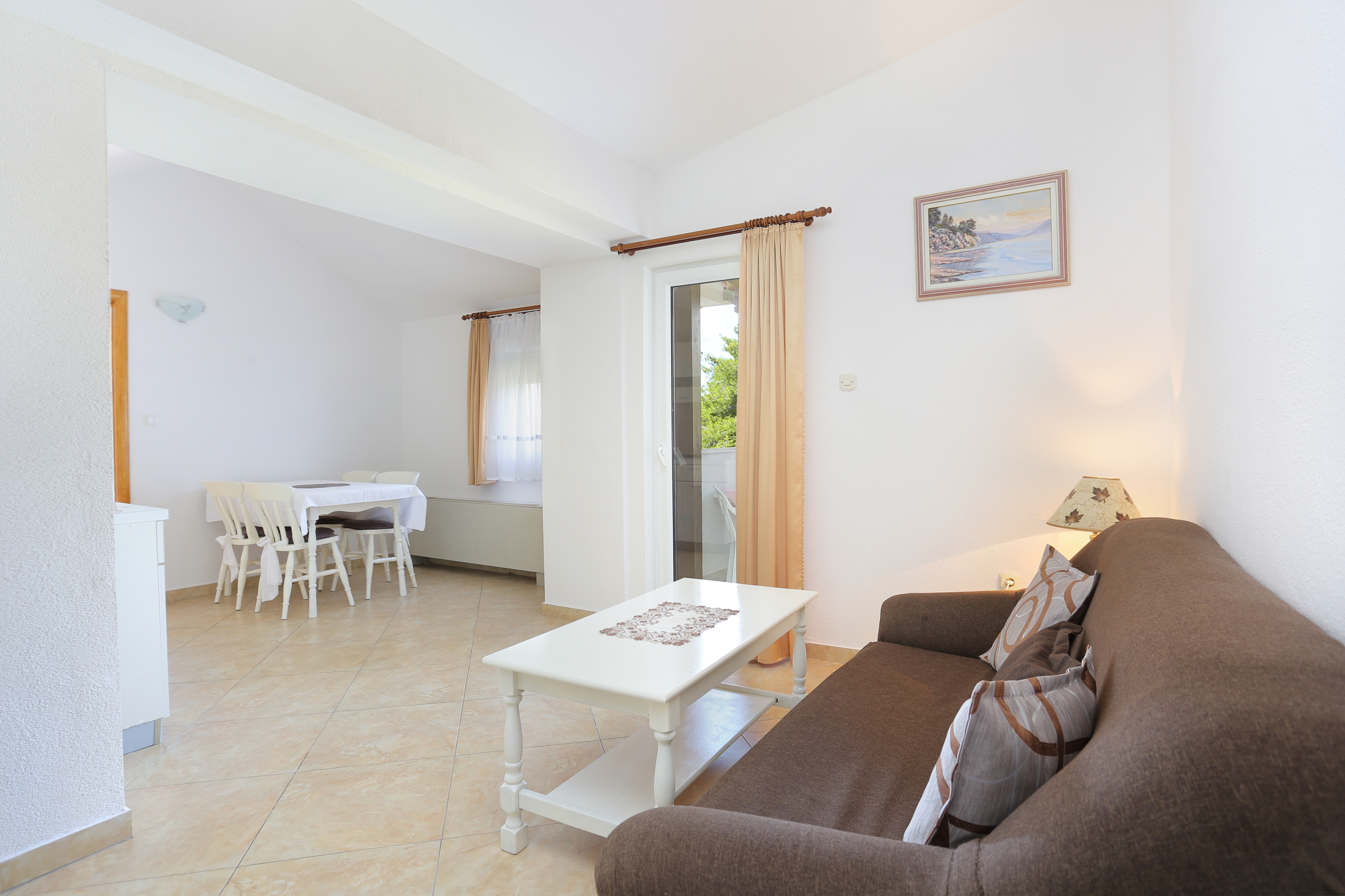 One bedroom apartment with terrace and sea view Rogoznica (A-4162-g)