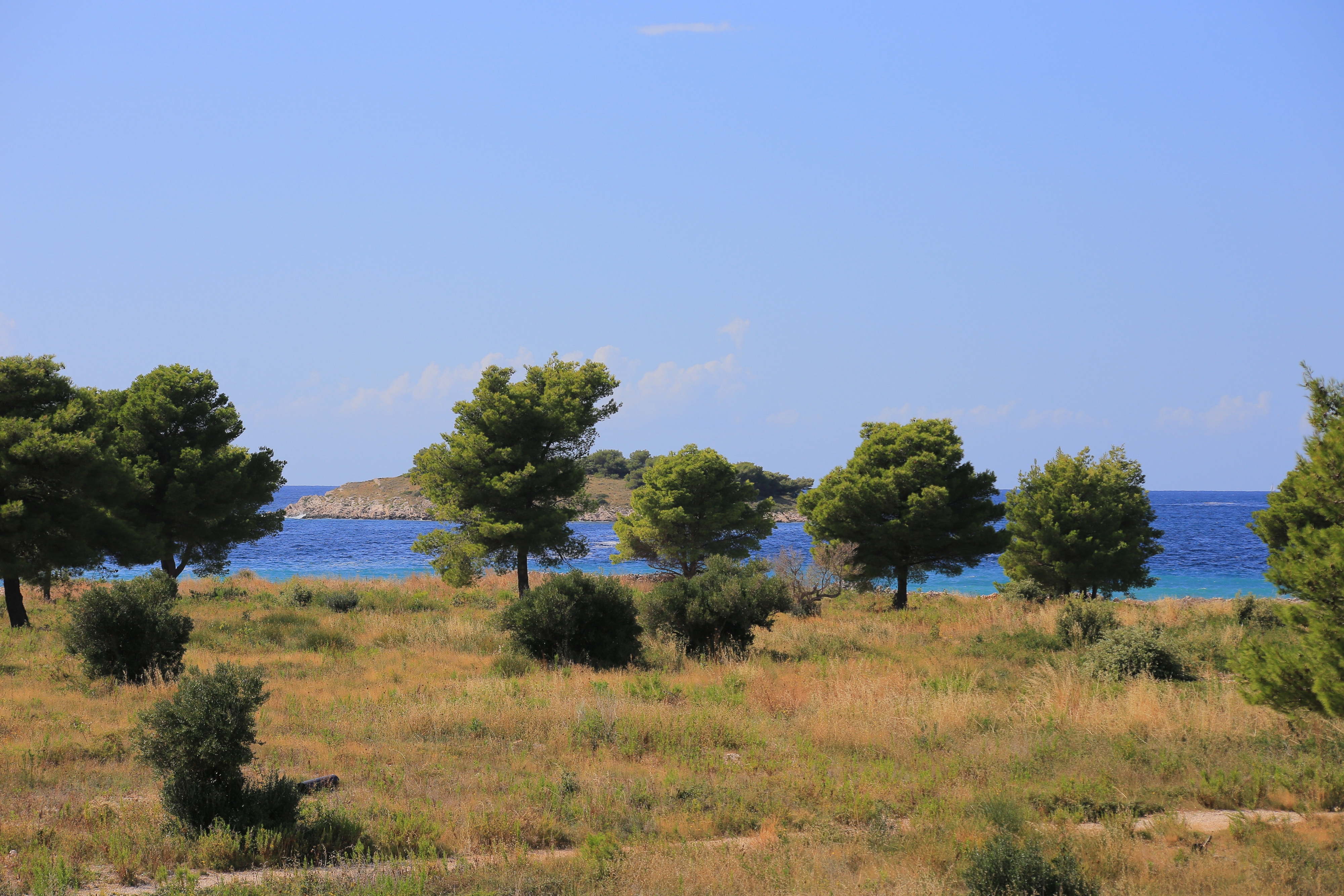 One bedroom apartment with balcony and sea view Rogoznica  A-h