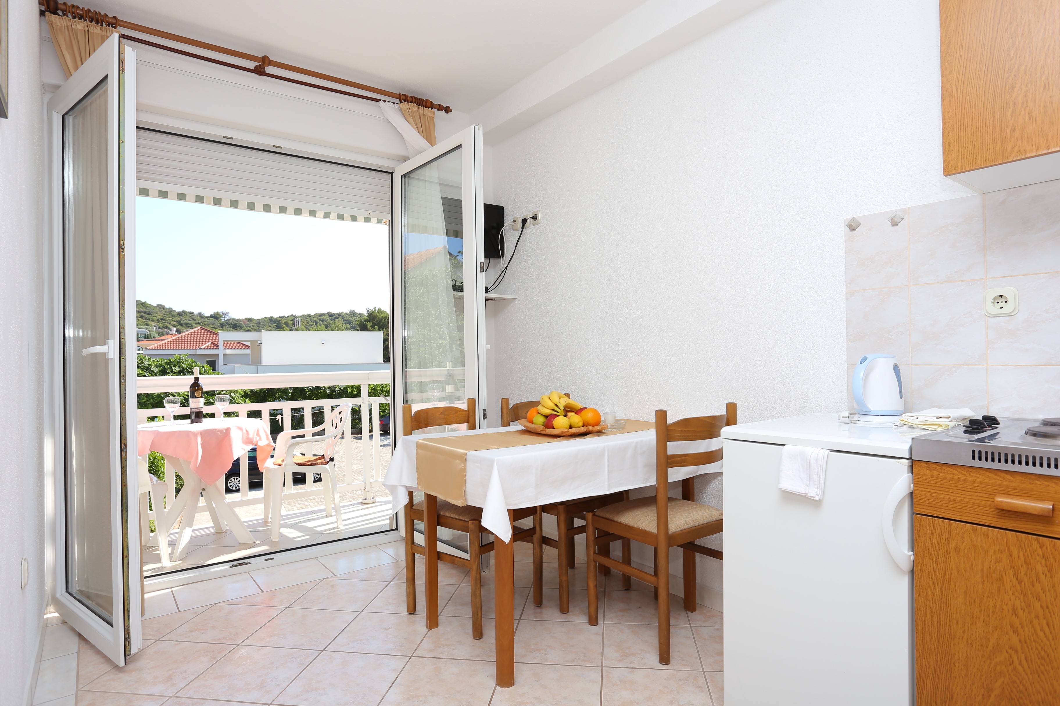 Studio flat with balcony Rogoznica (AS-4162-c)