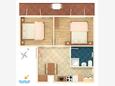 Vodice, Plan in the apartment, WiFi.