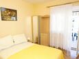Ložnice Vodice, Ložnice v ubytování typu apartment, s klimatizací a WiFi.