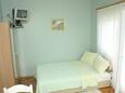 Spalnica Vodice, Spalnica v nastanitvi vrste studio-apartment, dostopna klima in WiFi.