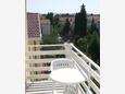 Vodice, Balkon in the studio-apartment, WiFi.