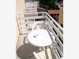 Vodice, Balkon in folgender Unterkunftsart studio-apartment, WiFi.