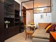 Living room Vodice, Living room in the apartment, air condition available and WiFi.