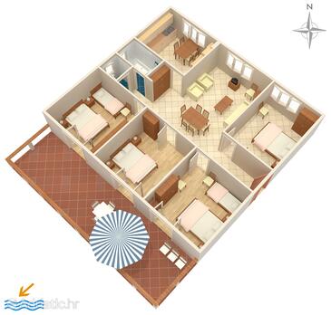 Plan Bilo, Plan in the apartment.