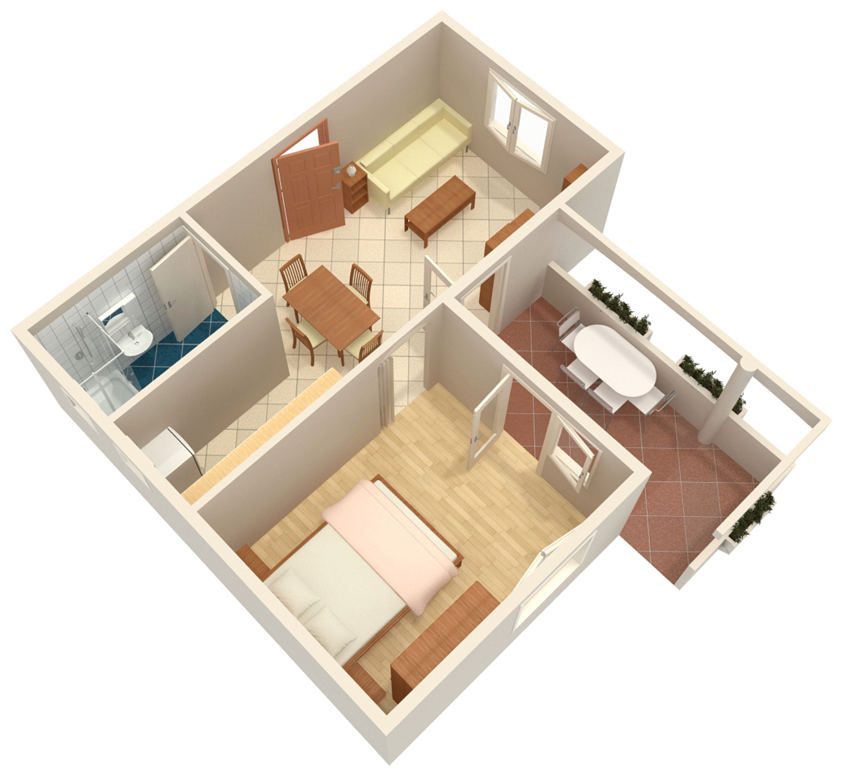 One bedroom apartment near beach Bibinje, Zadar  A-a