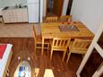 Bibinje, Dining room in the apartment, (pet friendly) and WiFi.