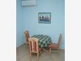 Dining room Vodice, Dining room in the apartment, air condition available and WiFi.