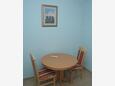 Dining room Vodice, Dining room in the apartment, air condition available and WiFi.