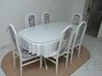 Dining room Brodarica, Dining room in the apartment, (pet friendly) and WiFi.
