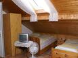 Zablaće, Bedroom in the studio-apartment, (pet friendly) and WiFi.