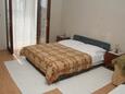 Ložnice 1 Brodarica, Ložnice 1 v ubytování typu apartment, domácí mazlíčci povoleni a WiFi.
