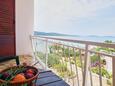 Balcony 1 Zablaće, Balcony 1 in the apartment, with a sea view and WiFi.