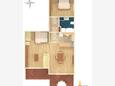 Vodice, Plan in the apartment, WiFi.