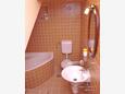 Bathroom Split, Bathroom in the room.